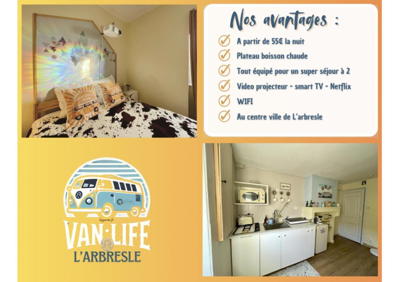 Van Life Soiree Chill A LʼArbresle Eksteriør billede